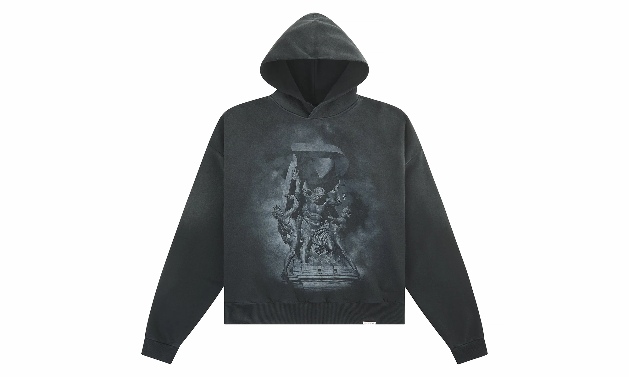 Atlas Hoodie "Stained Black"