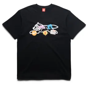 billiards venue Dancing Ice Cream Cashier Tee - Black