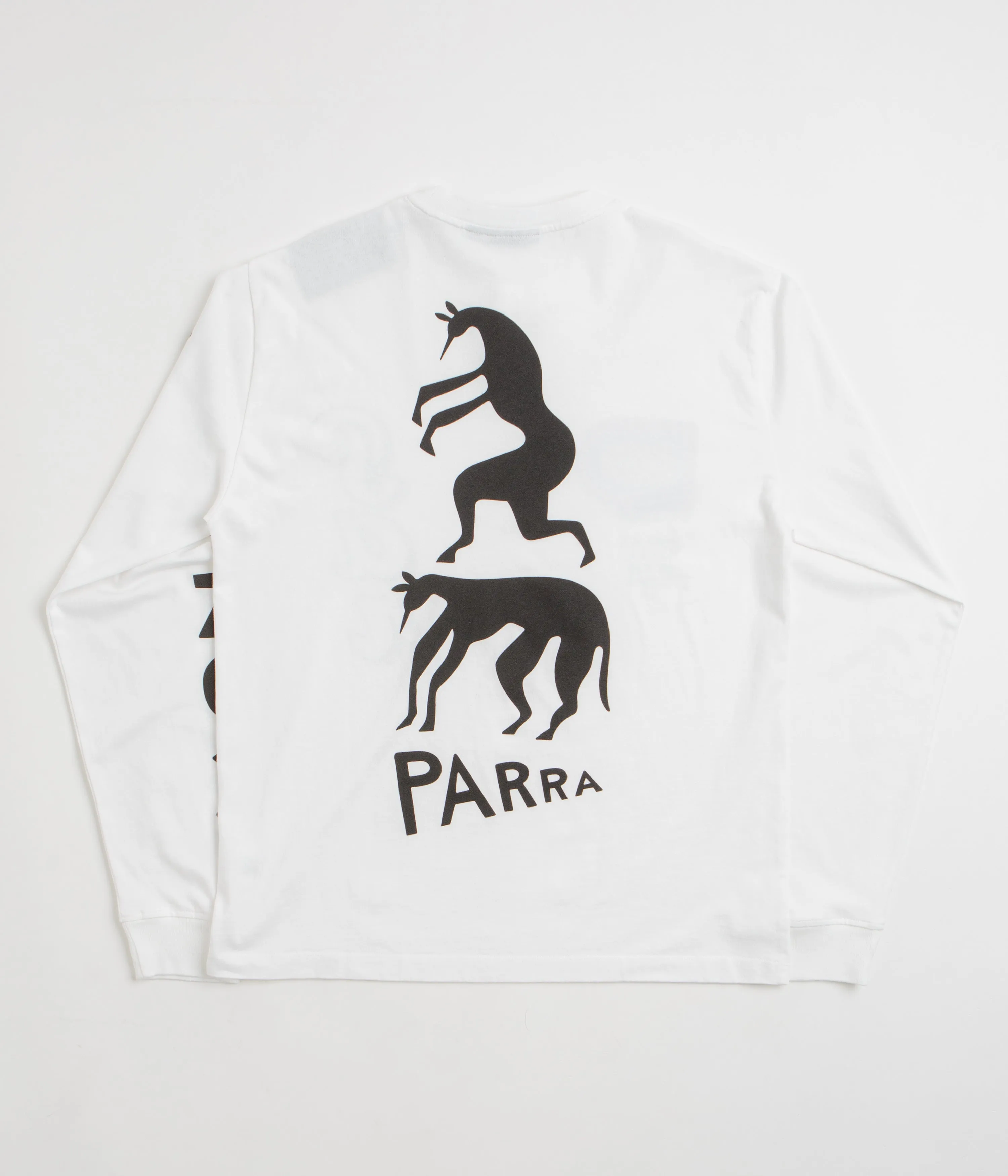 soccer venue Cloudy day by Parra There Will Be Not Long Sleeve T-Shirt - White