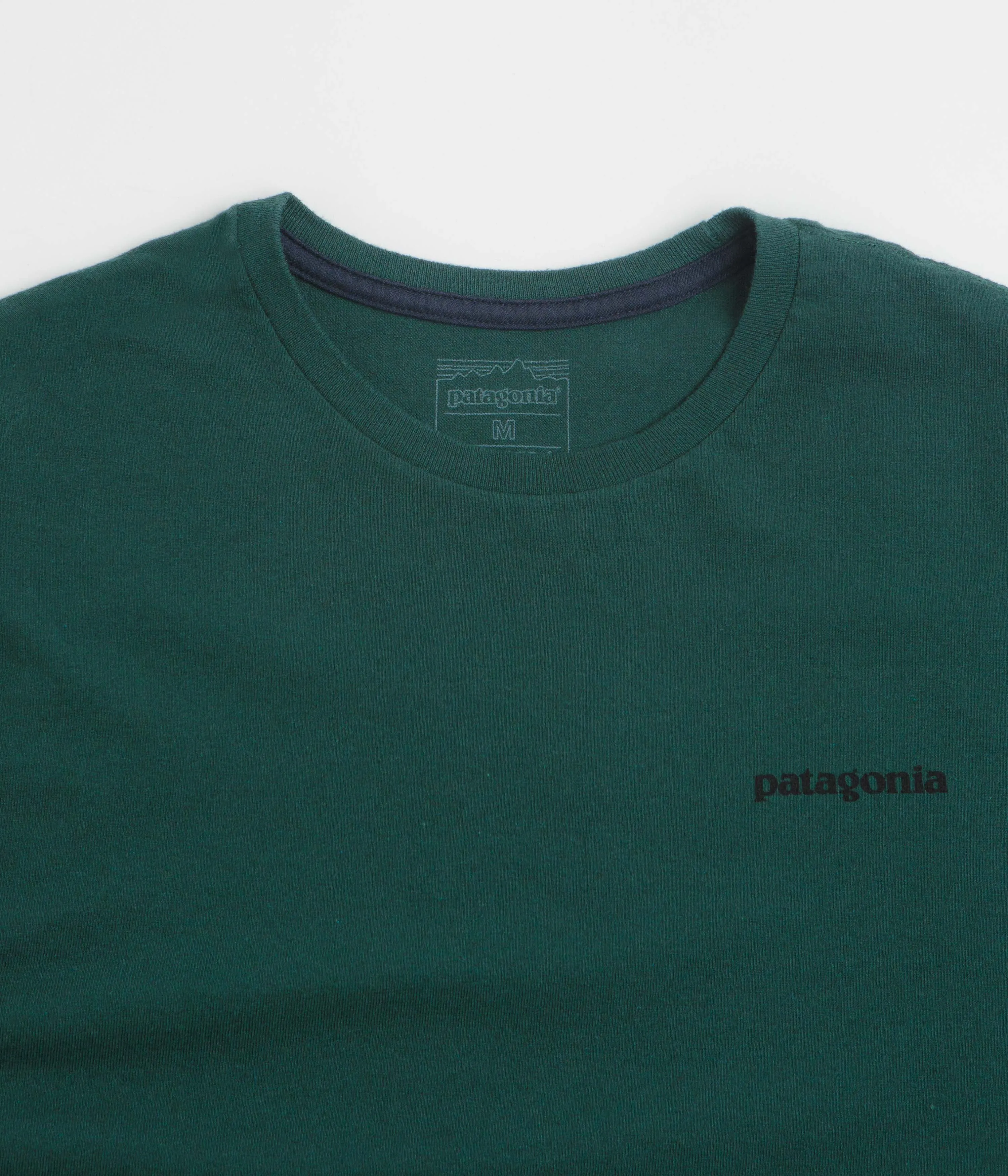 kimono silhouette plane venue Patagonia P-6 Logo Responsibili-Tee T-Shirt - Cascade Green