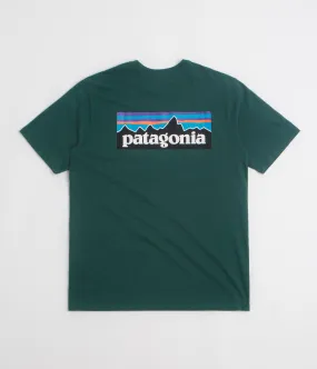 label Patagonia P-6 Logo Responsibili-Tee T-Shirt - Cascade Green