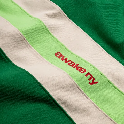 Sleepwear Awake NY L/S Stripe Tee - Green