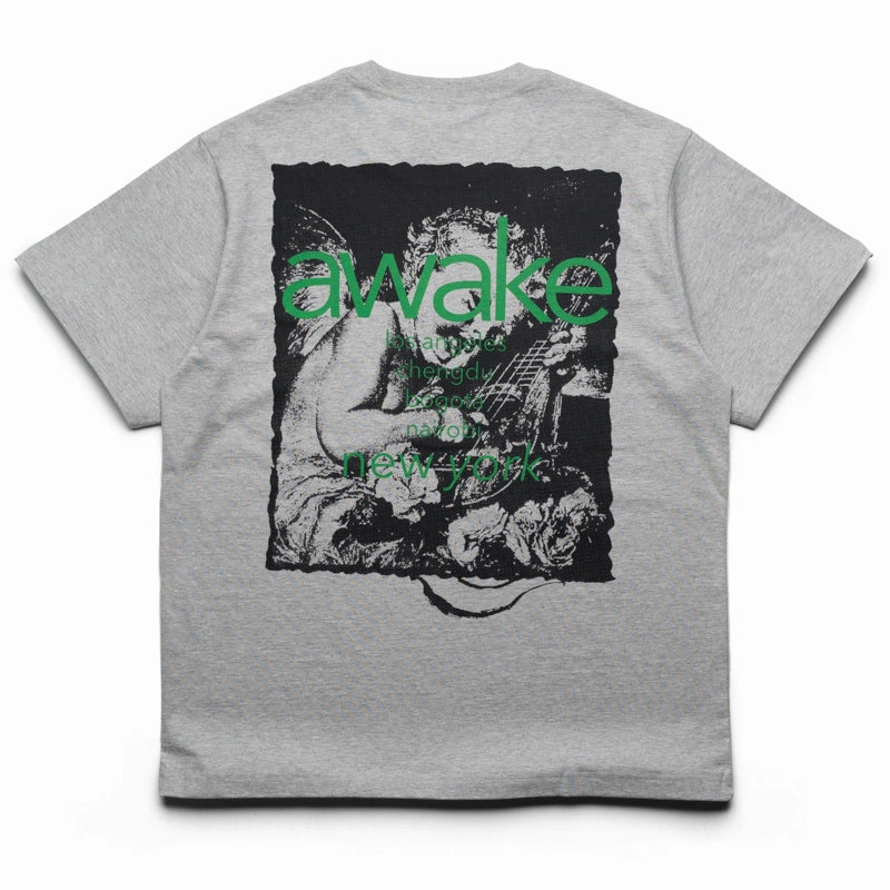 Awake NY Cherub Cities Tee - Heather Grey Comfortable City Life