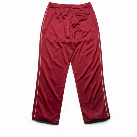 Stretchable Fabric Awake NY Star 'A' Embroidered Track Pant - Merlot