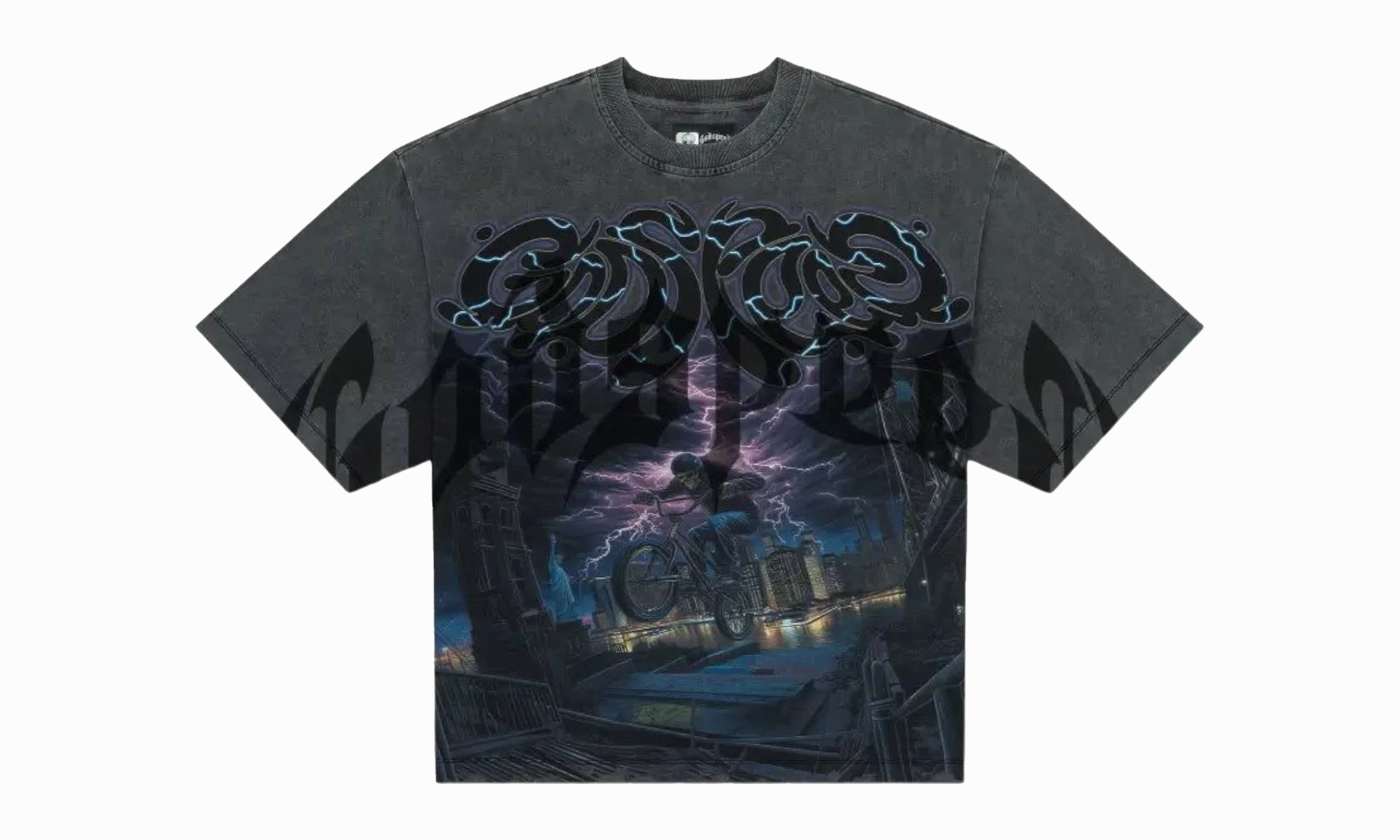 Colorfast Dye B.M.X T-Shirt "Grey Wash"