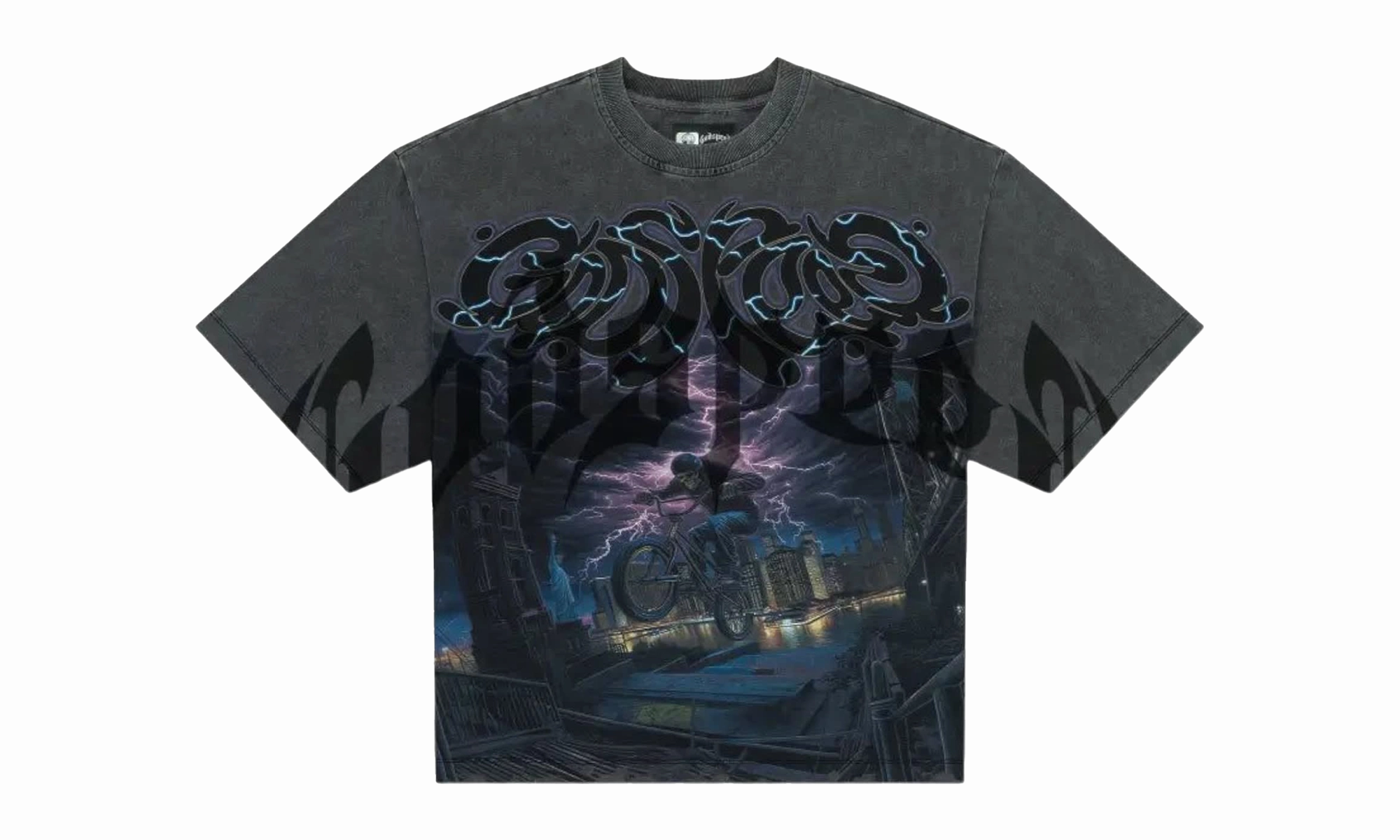 B.M.X T-Shirt "Grey Wash" Muse Edge Wind Glow