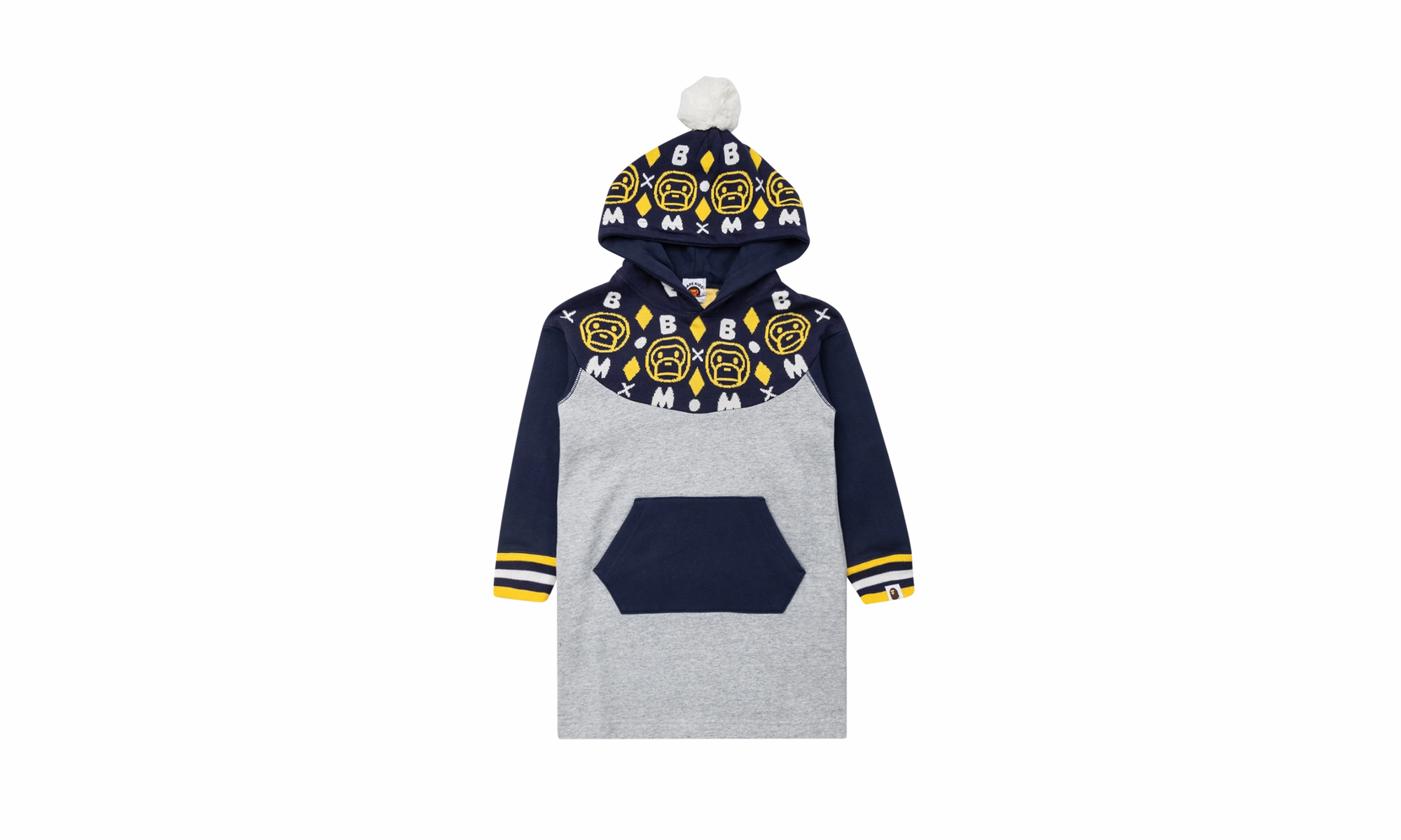 Baby Milo Knit Hoodie "Navy"