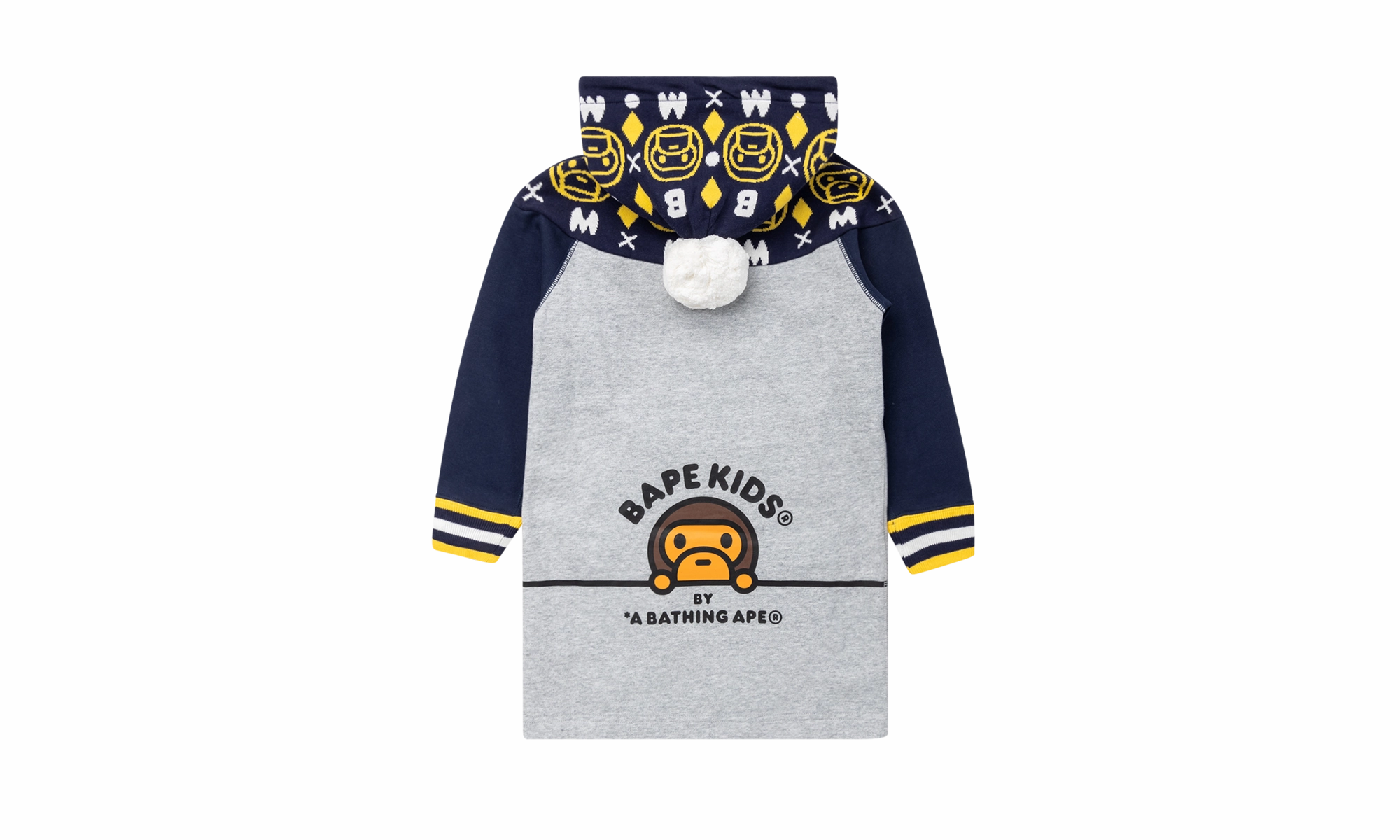 Baby Milo Knit Hoodie "Navy"