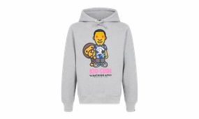 Baby Milo Pullover Hoodie "BAPE x Kid Cudi - Grey"