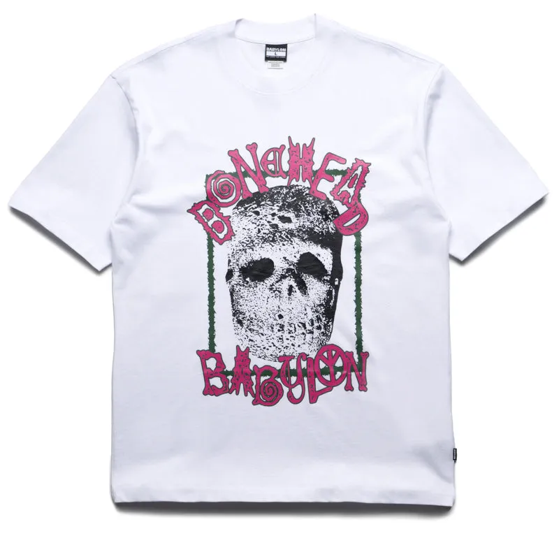 Babylon Bonehead Tee - White Athletic Fit
