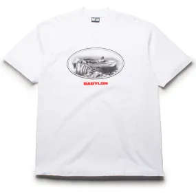 Babylon Tied Down Tee - White Modern Silhouette