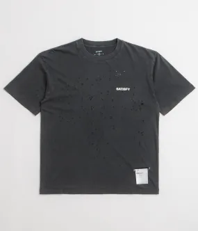 tiered Satisfy MothTech Logo T-Shirt - Aged Black