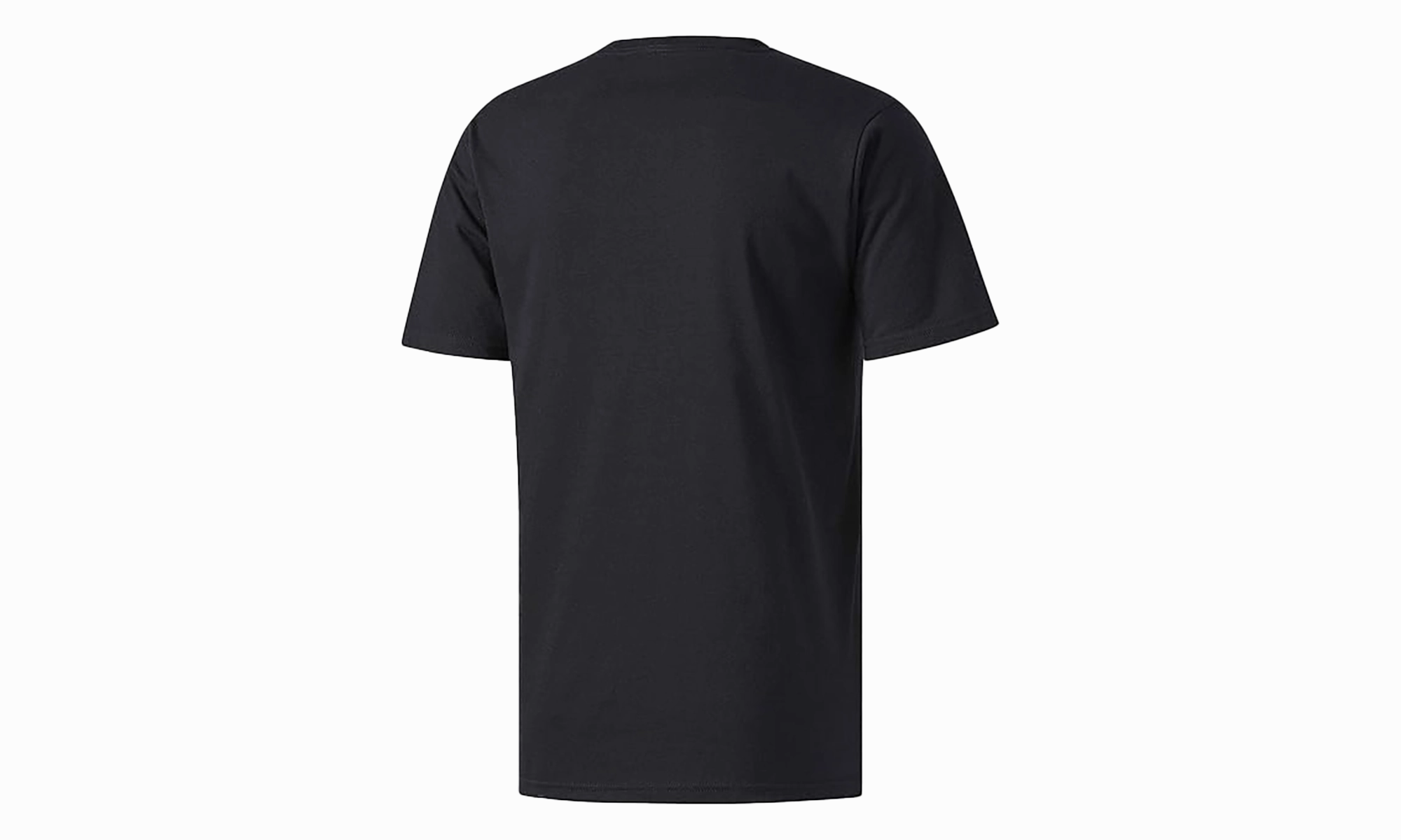 Layered Hem Details Badge Of Sport Athletic T-Shirt "Black / White"