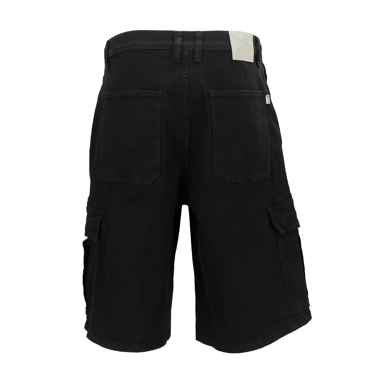 Baggy Denim Cargo Short -Mens Shine Fit
