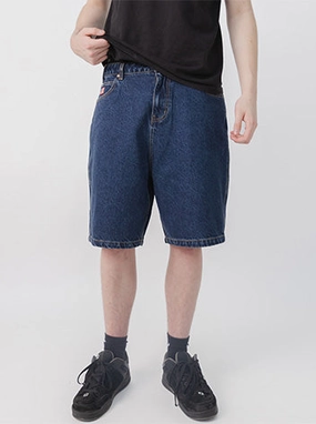 Baggy Denim Shorts Slip Resistant Inner Grip tall size