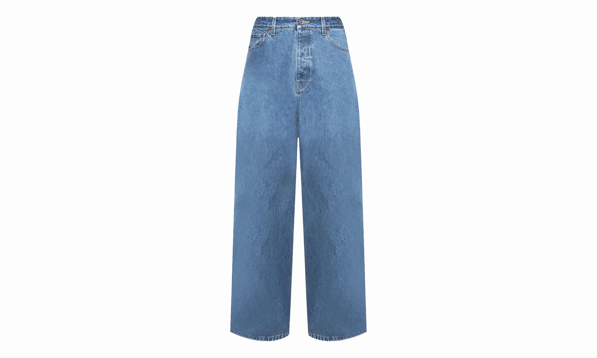 General Fit Baggy Jeans Mid Blue "Blue"