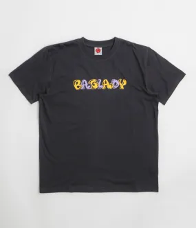 Baglady Overthrow T-Shirt - Off Black tropical climate