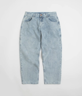 AntiStaticLining EcoFriendlyMaterials Baglady Carpenter Jeans - Light Wash