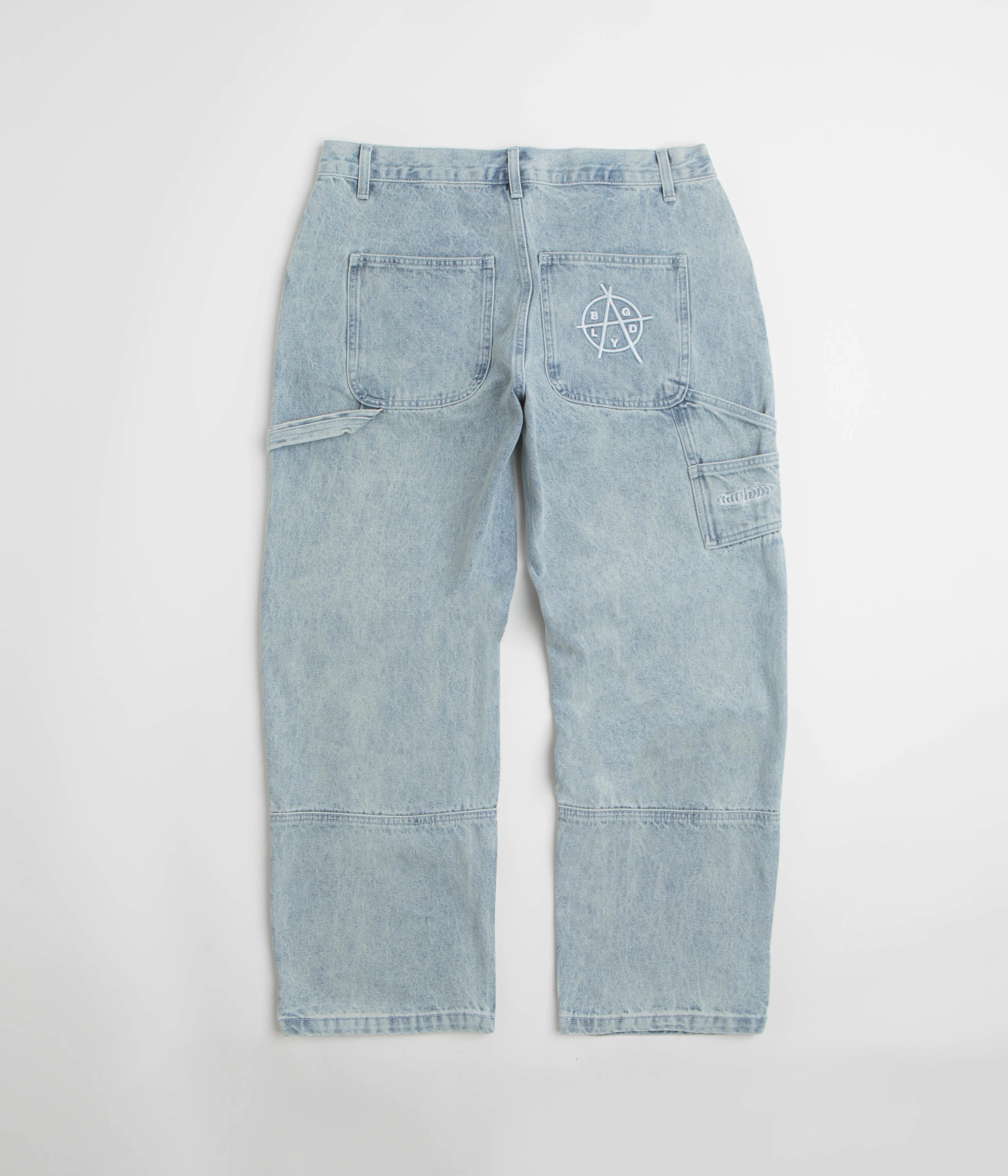 Ultra Soft Easy Wear Baglady Carpenter Jeans - Light Wash