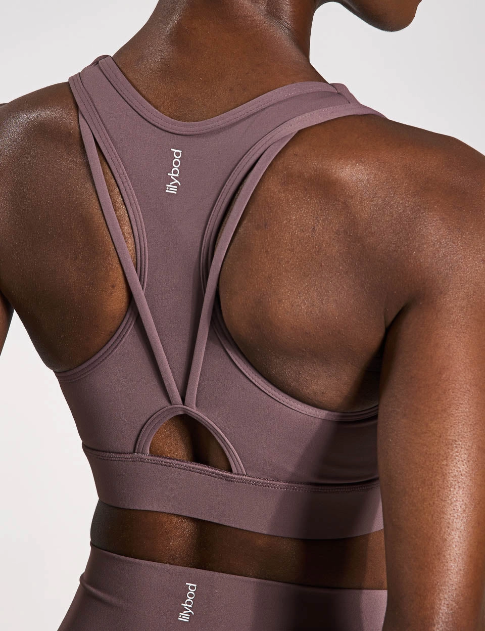 Frankie Cloud-Core Sports Bra - Grape Lightweight Design