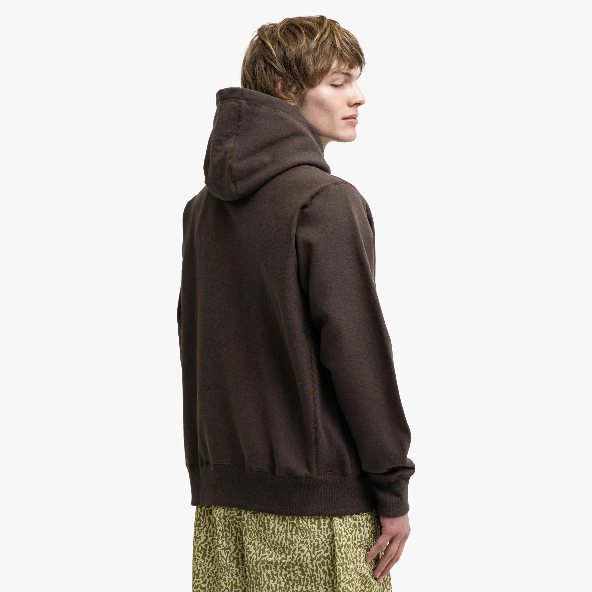 Classic Balmoral Parkhaven Hoodie Chocolate / White