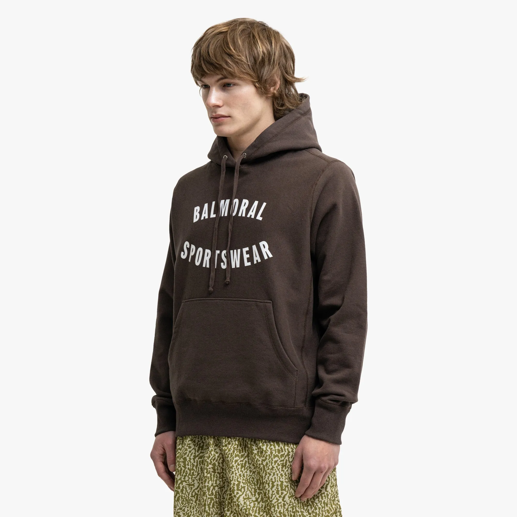 winter warmth Timeless Sporty Balmoral Parkhaven Hoodie Chocolate / White