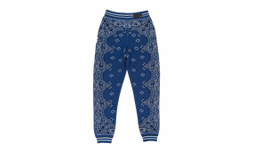 BANDANA B-BALL BLUE SWEATPANTS "Blue, Black"