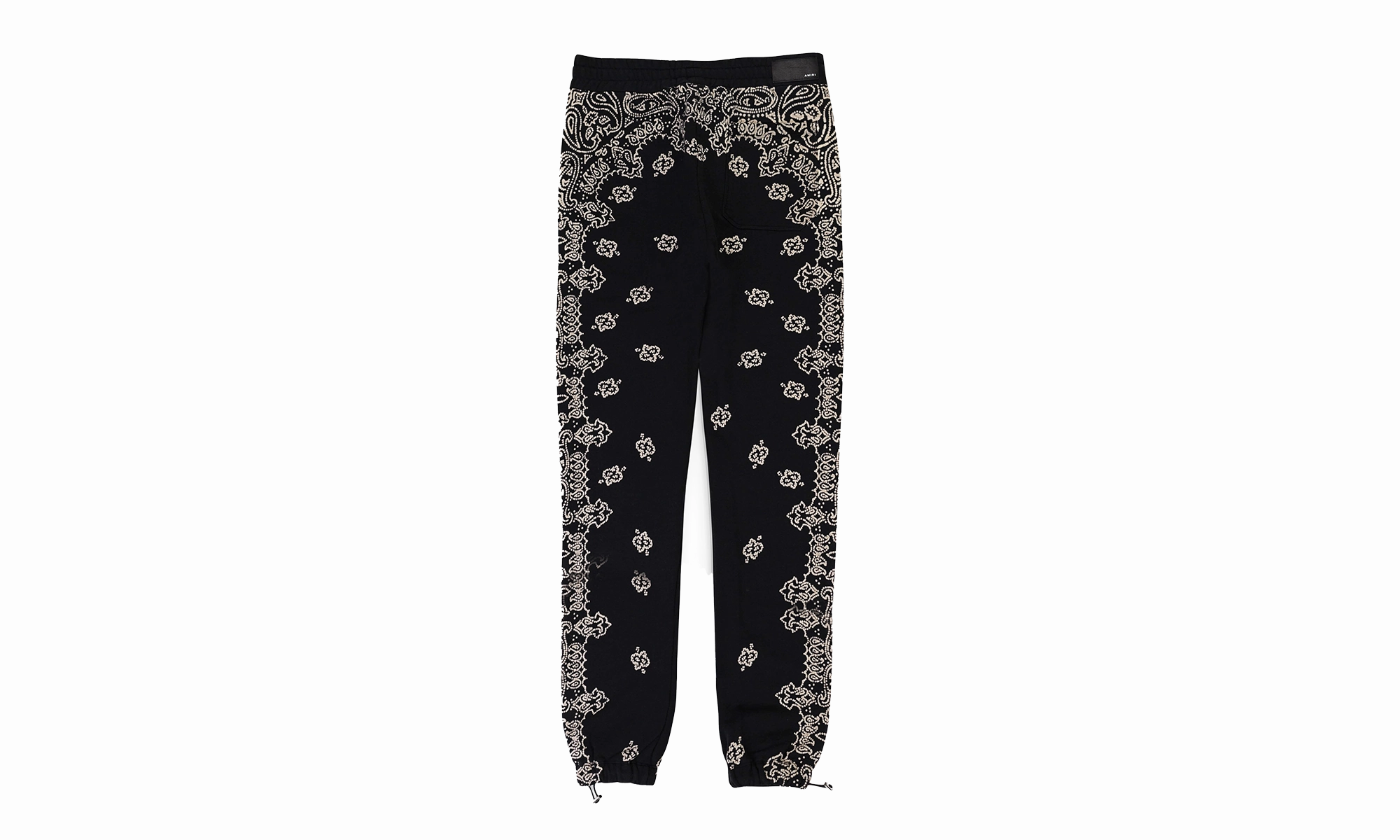 BANDANA BLEACH SWEATPANTS "Black"