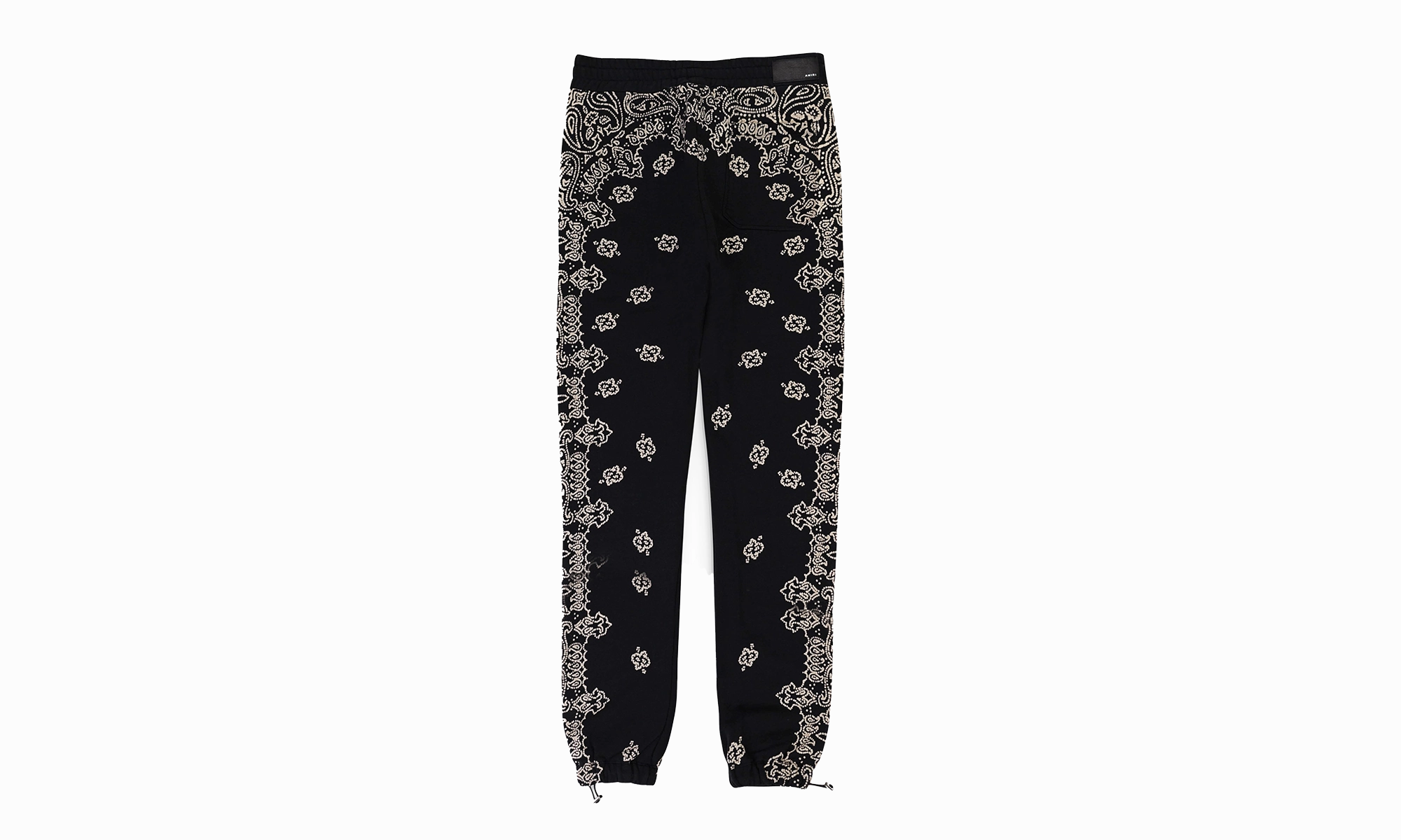 BANDANA BLEACH SWEATPANTS "Black"
