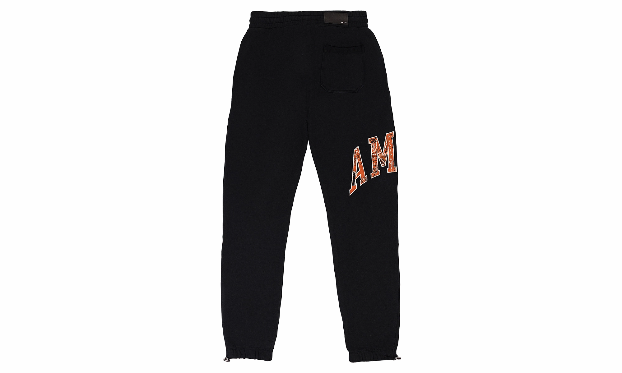 Bandana Sweatpants "BLACK / ORANGE"