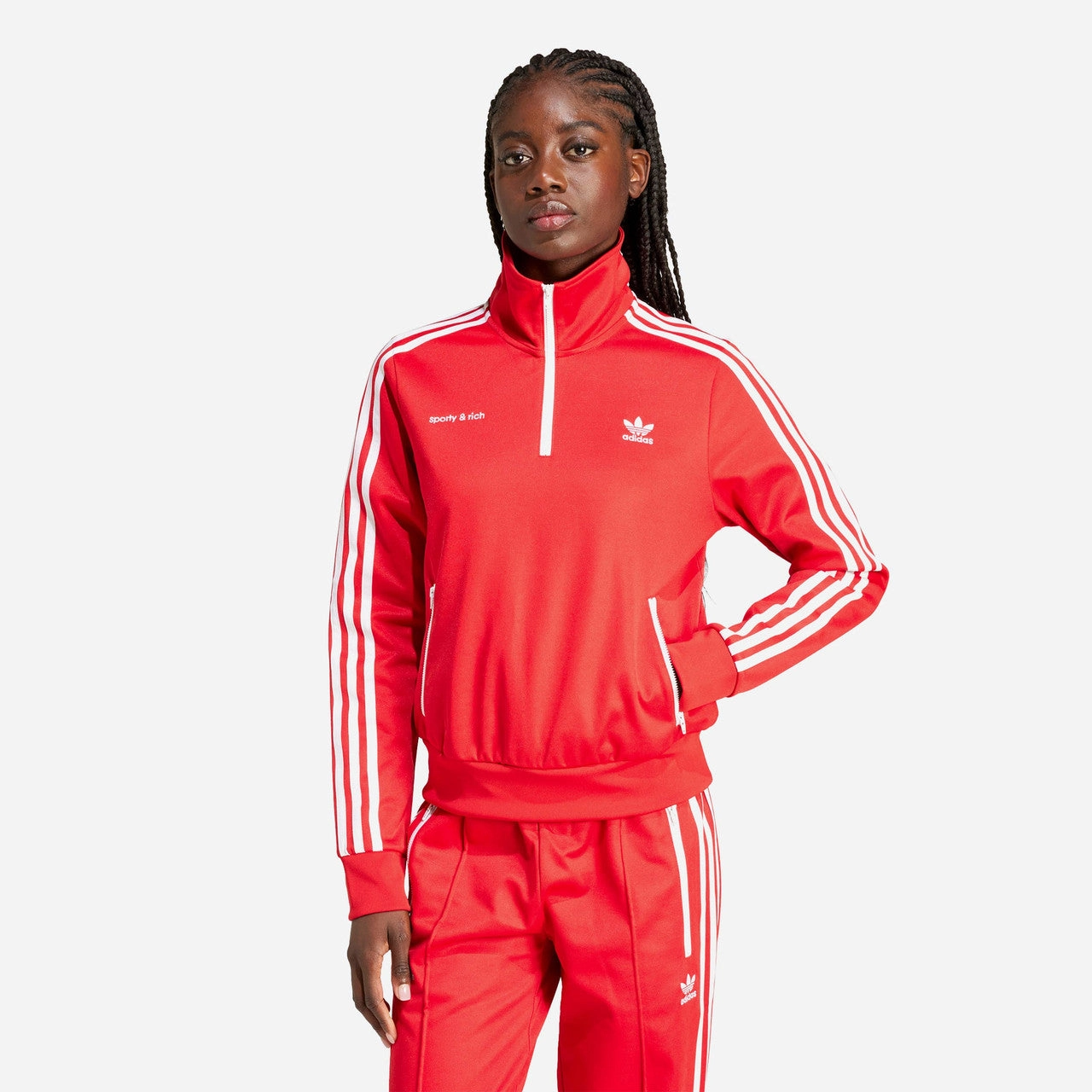 Wmns Track Top x Sporty & Rich Adjustable Waist Tabs gym - goers