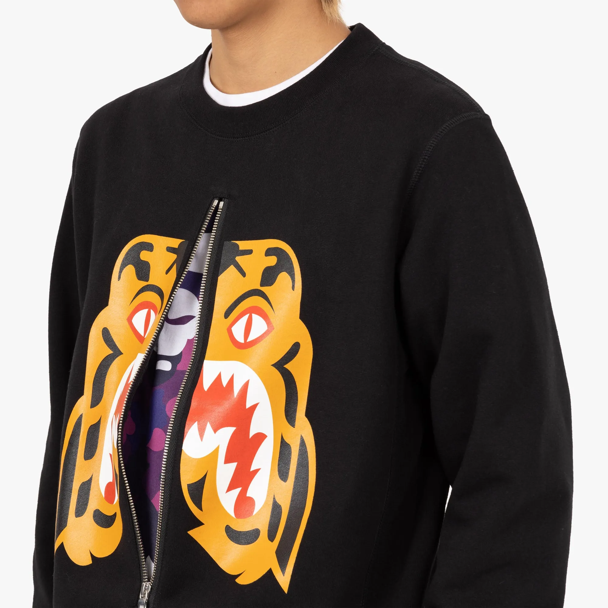 product sustainable future BAPE Tiger Crewneck / Black