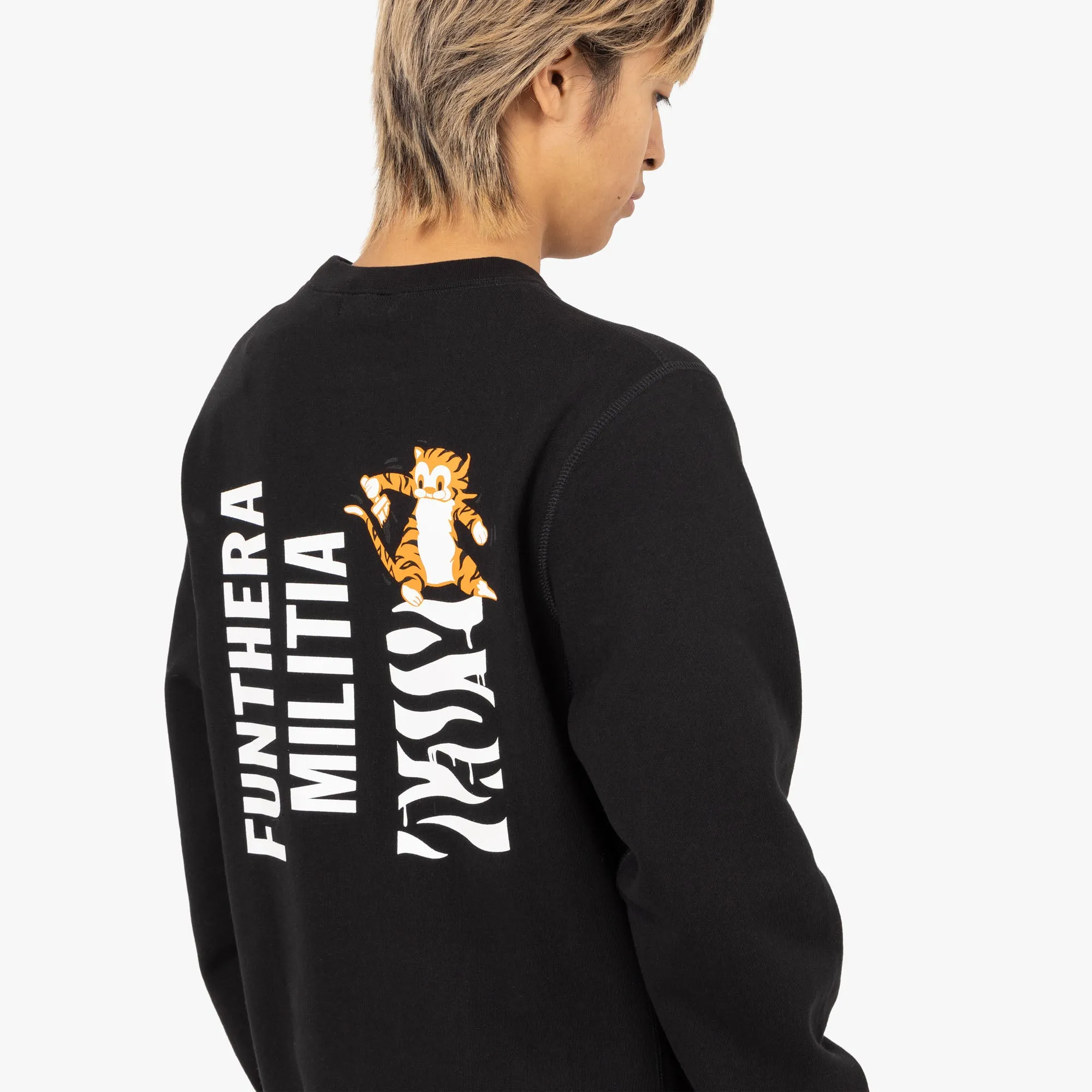 BAPE Tiger Crewneck / Black Anti-pilling
