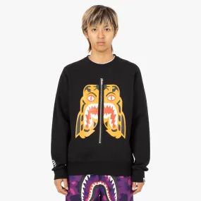 BAPE Tiger Crewneck / Black product satin lining luxury Neutral Colors