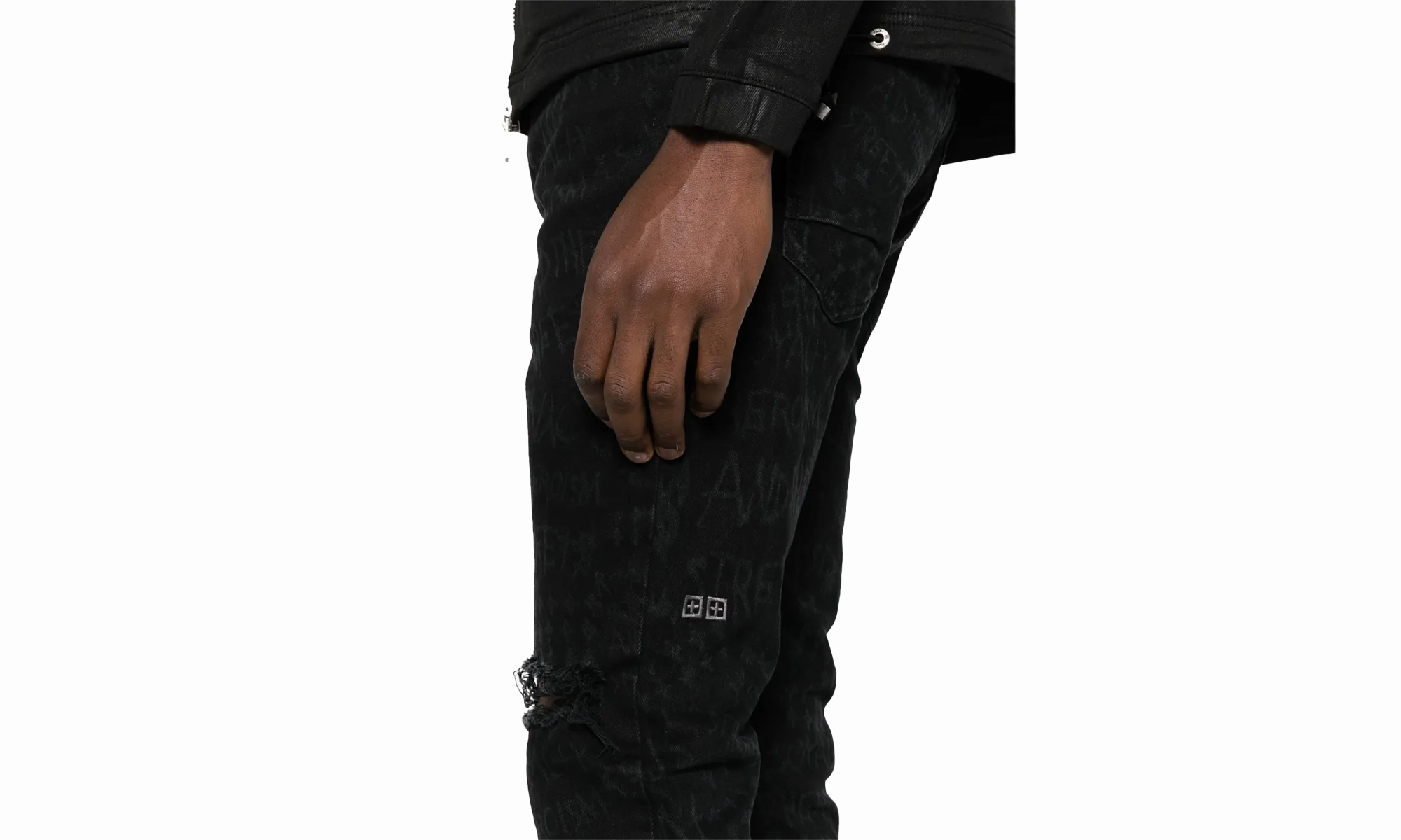 Van Winkle Heroism Jeans Mens Style "Black" Pre Shrunk Fabric Street Fashion Breathable