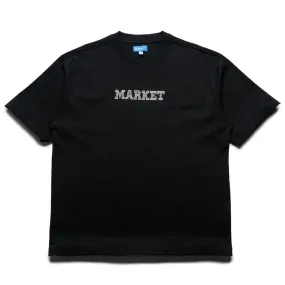 Market Terminally Online Tee - Black train event Striped