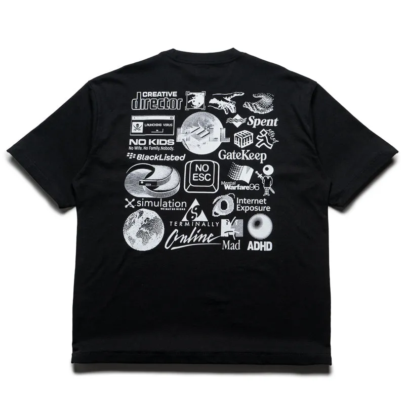 Market Terminally Online Tee - Black basketball venue