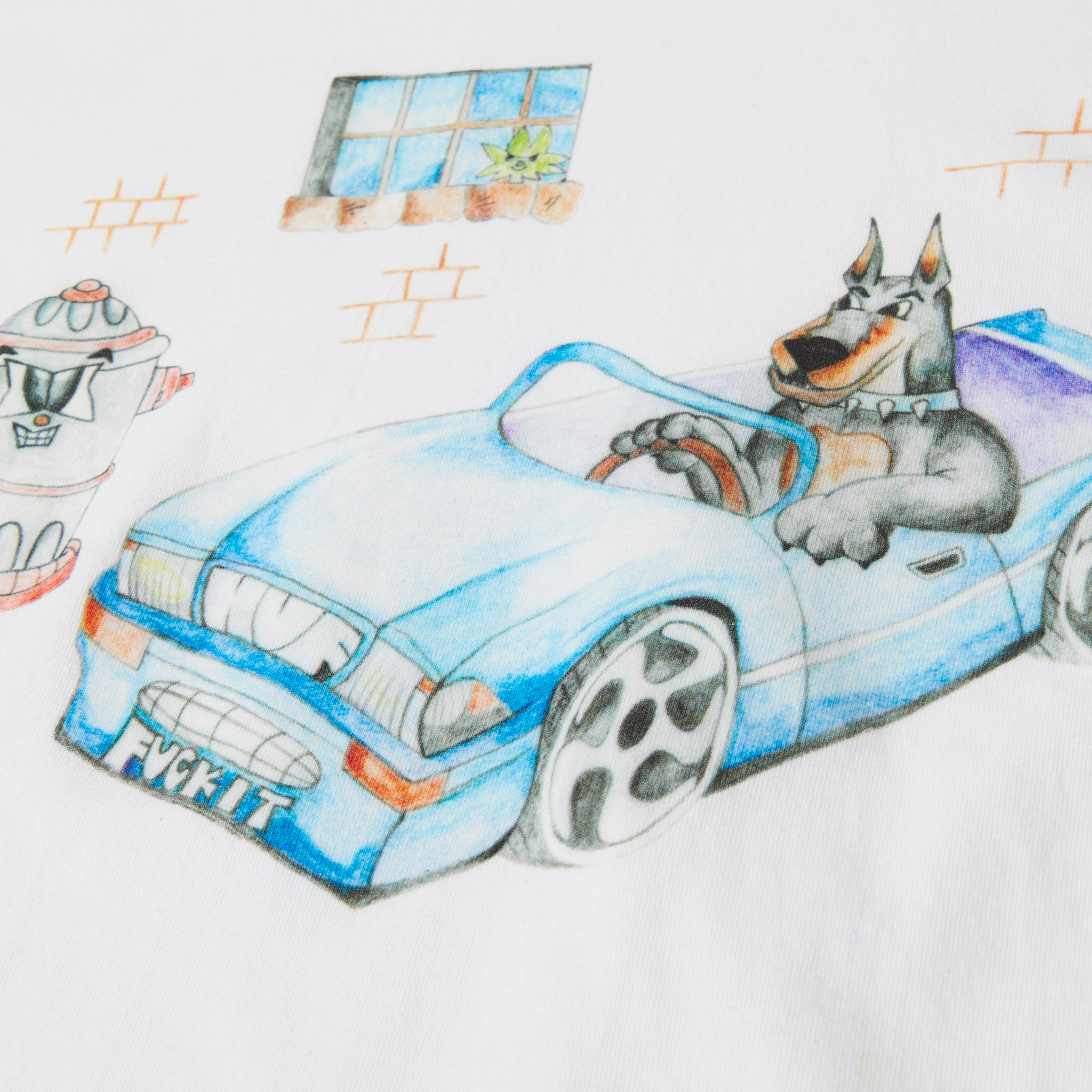 Sustainable Manufacturing Process Odorless Binding Tape Huf Road Dawg T-Shirt