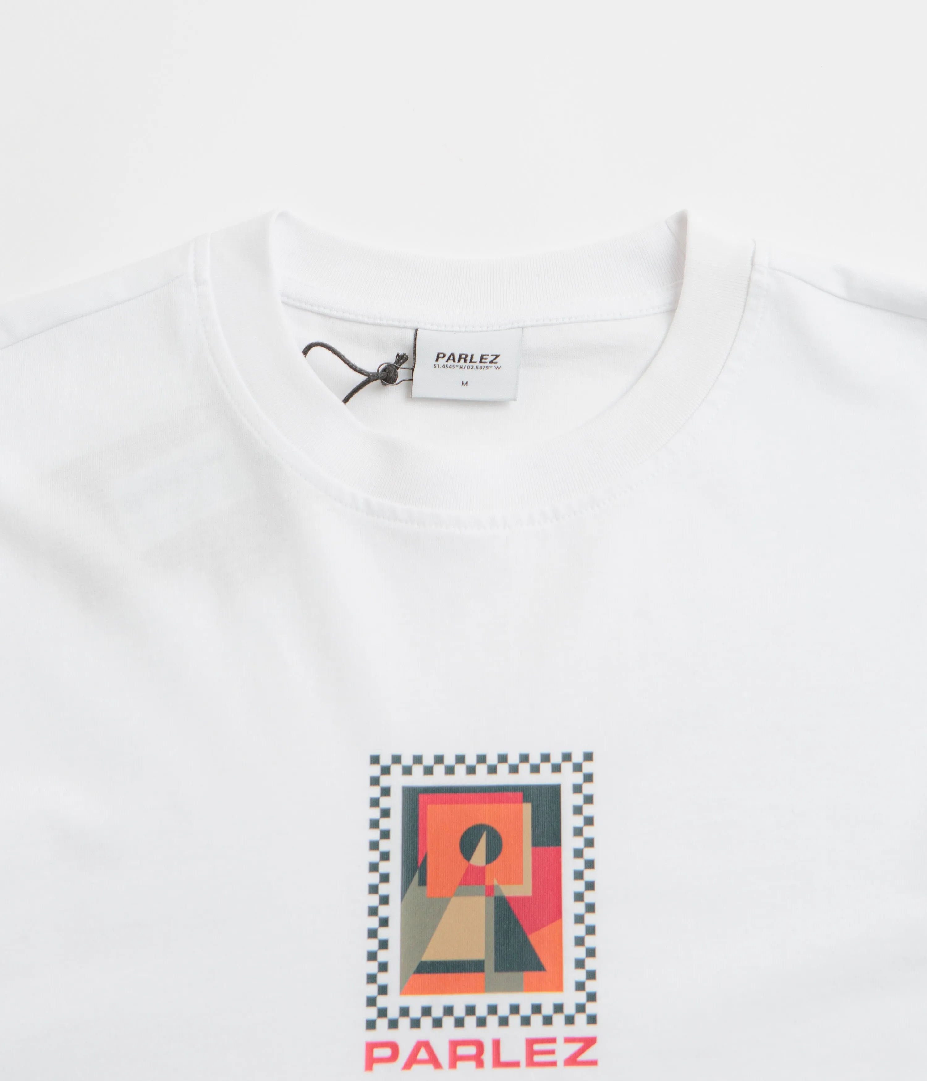 Maxi length earthy colors Parlez Figura T-Shirt - White