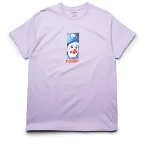 Non Iron Cotton Material Pleasures Clown Tee - Orchid