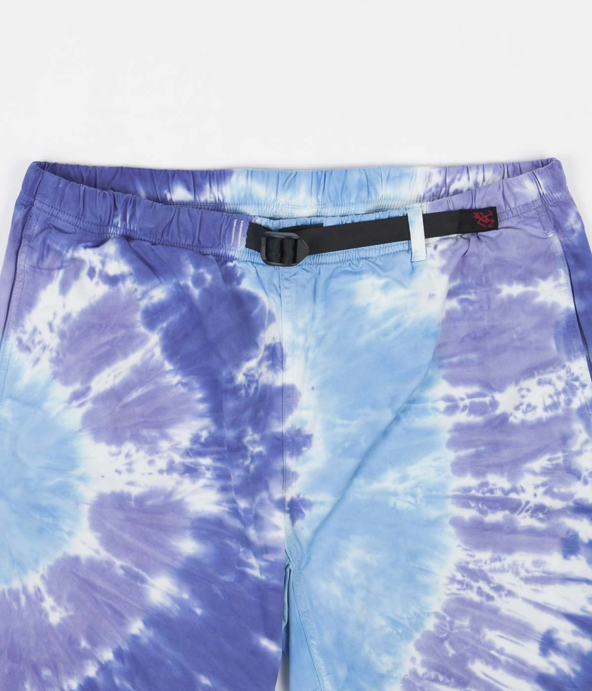 Gramicci Tie Dye G-Shorts - Blue Psychedelic Snag Free Zipper Poolside Wear