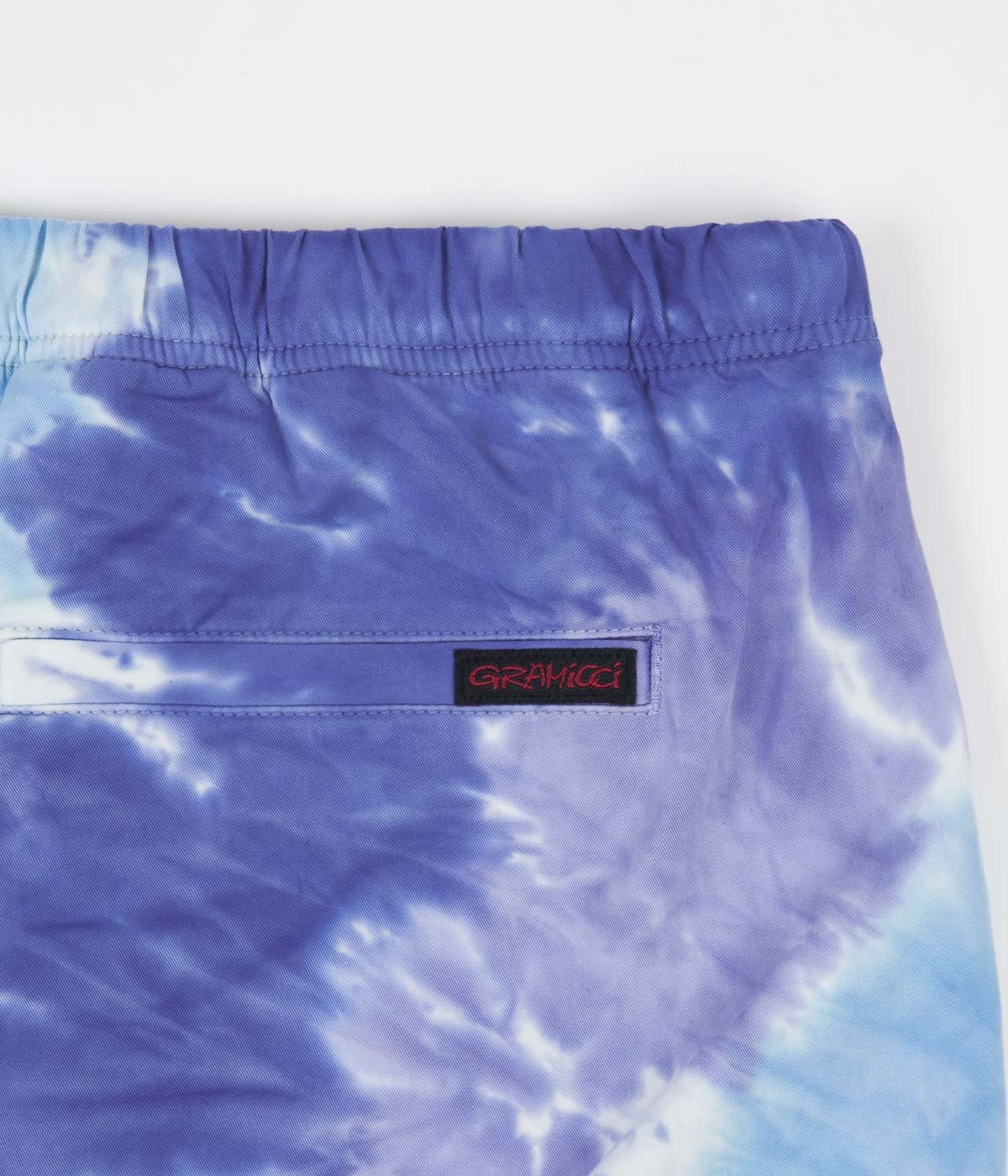 Gramicci Tie Dye G-Shorts - Blue Psychedelic Ventilated Back Panels