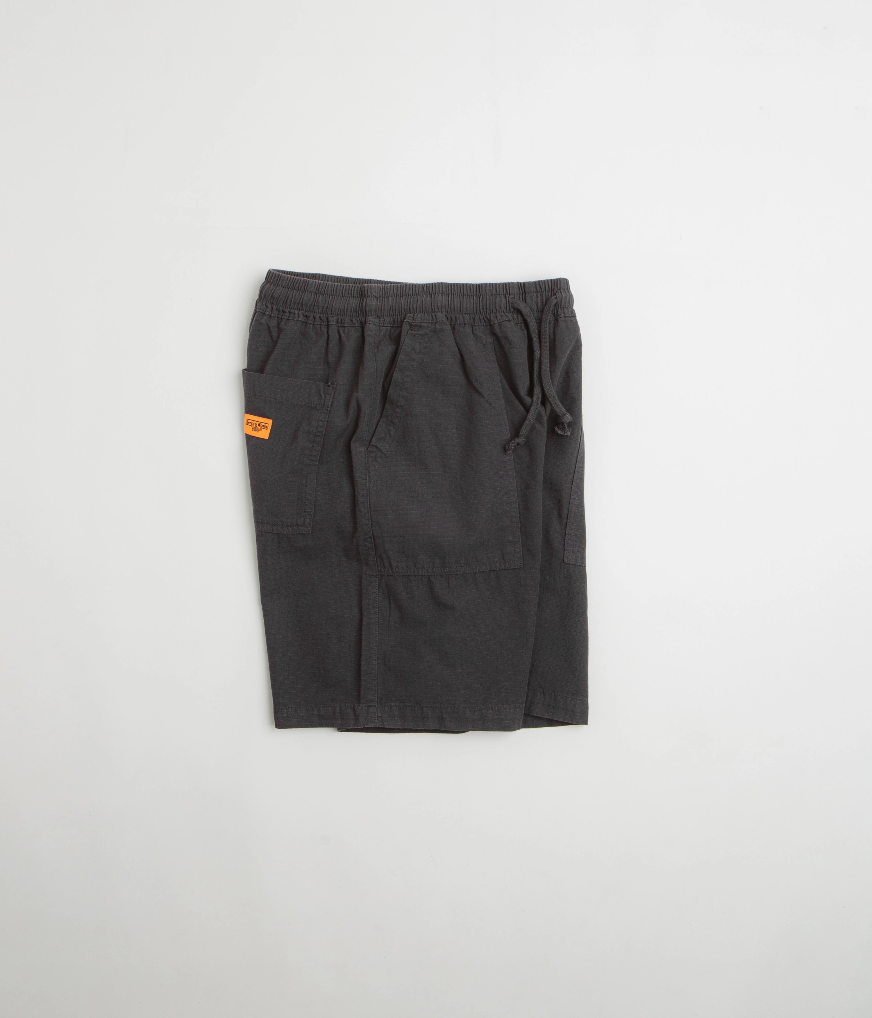 Service Works Ripstop Chef Shorts - Washed Black Effortless Style jewelry