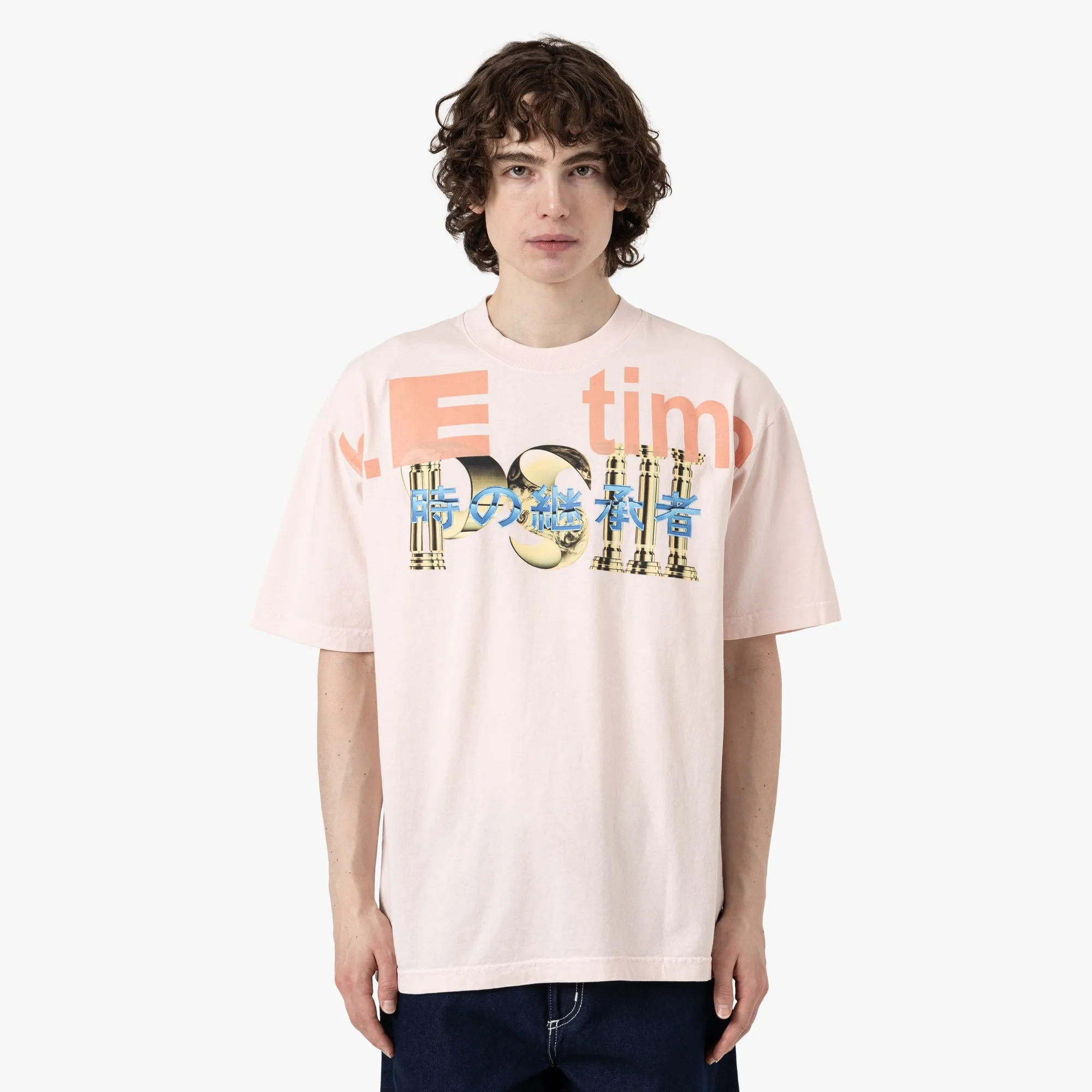 zoo venue geometric b.Eautiful b.E Time T-Shirt / Light Pink