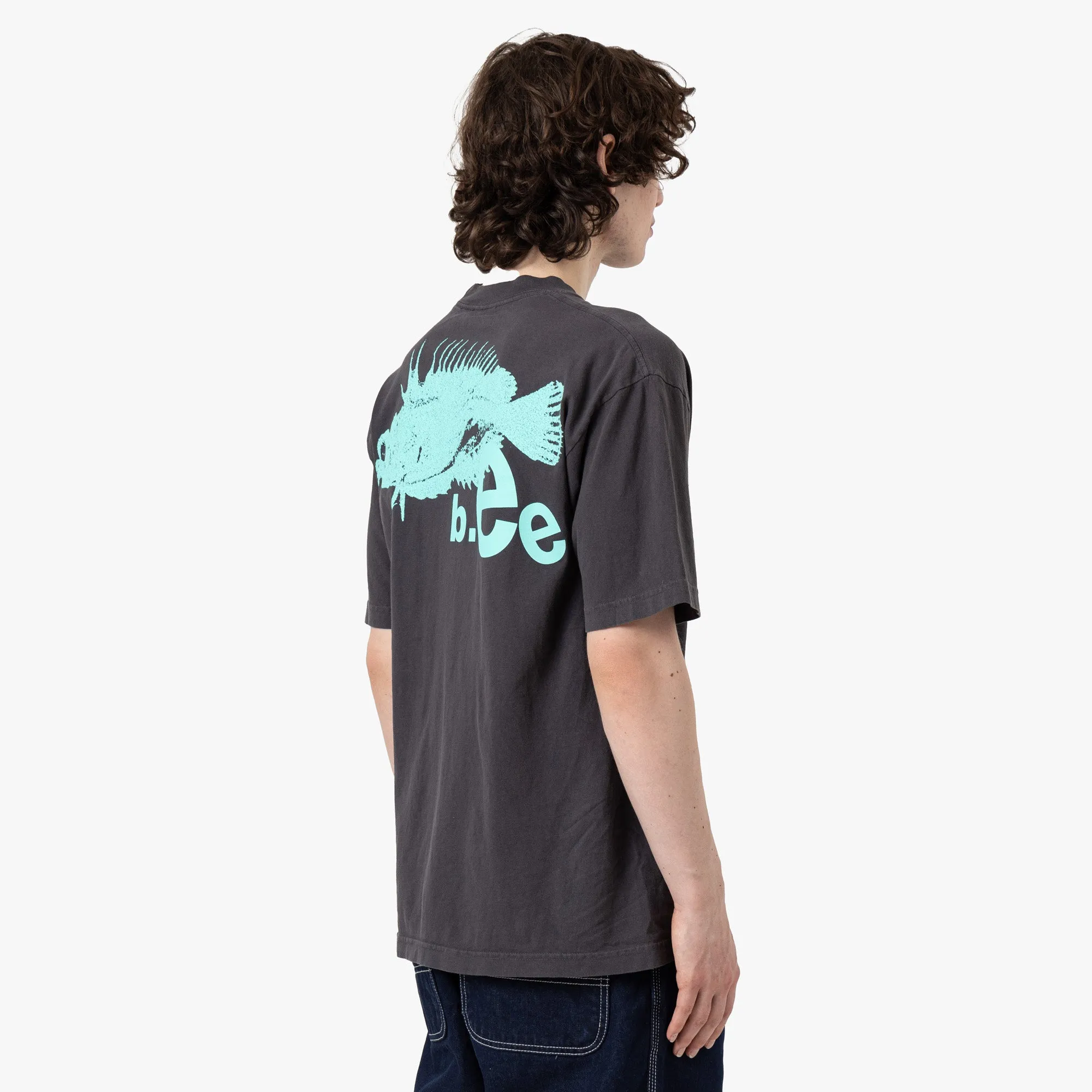 b.Eautiful Takahiko T-Shirt / Dolphin Blue Wrinkle Resistant