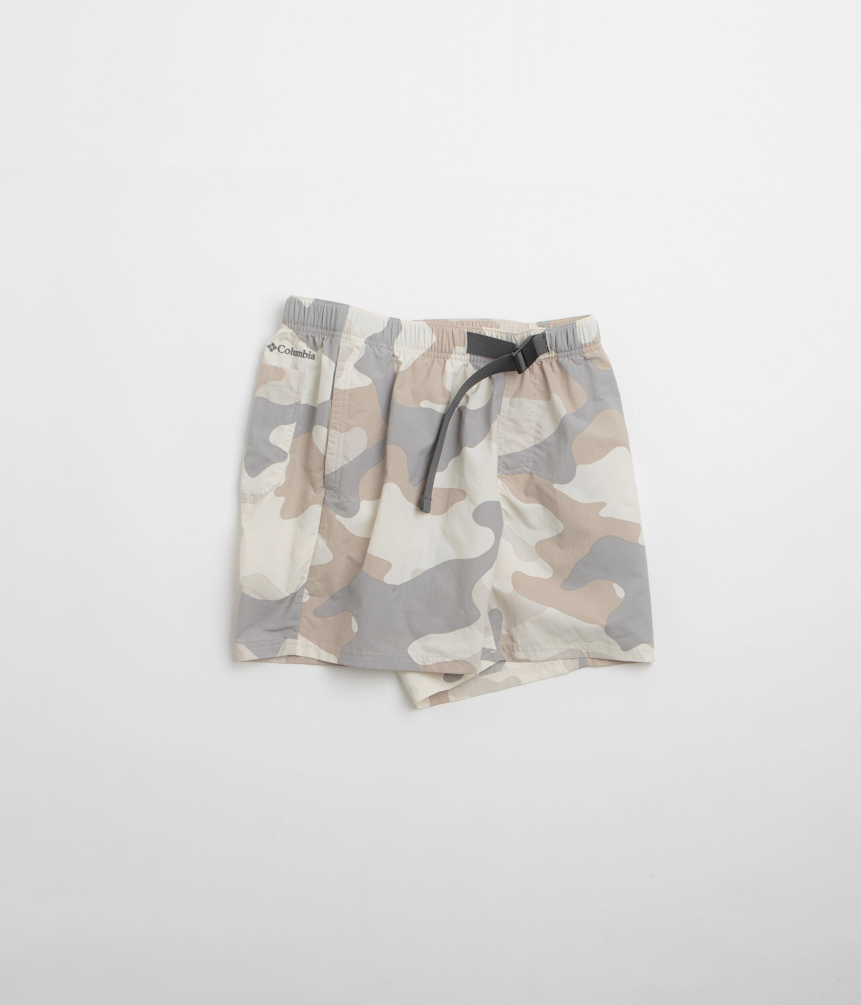 Clean Mood ethical fashion Columbia Mountaindale River Shorts - Dove Mod Camo