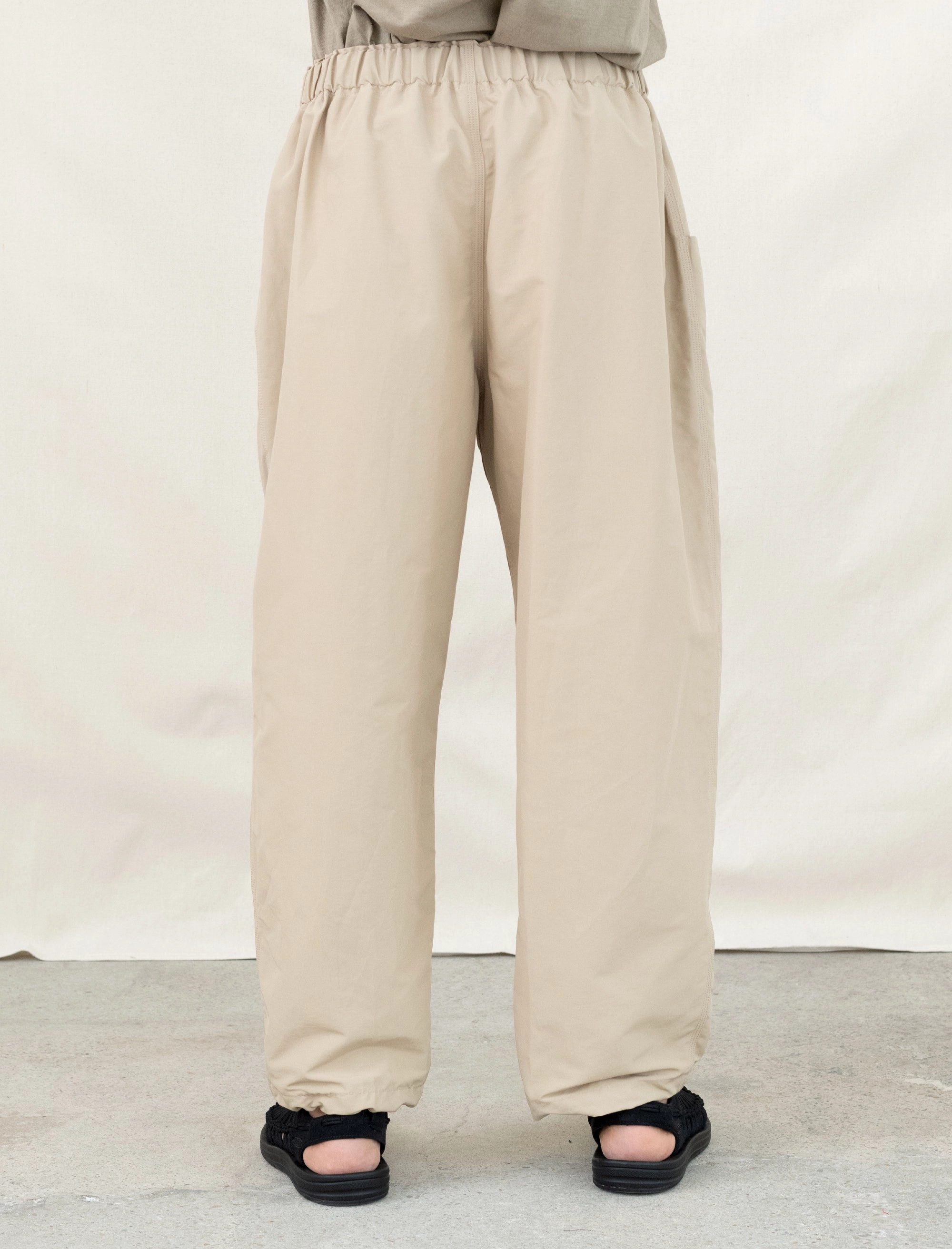 Belted C.S. Pant (Lt. Beige) Slim Silhouette
