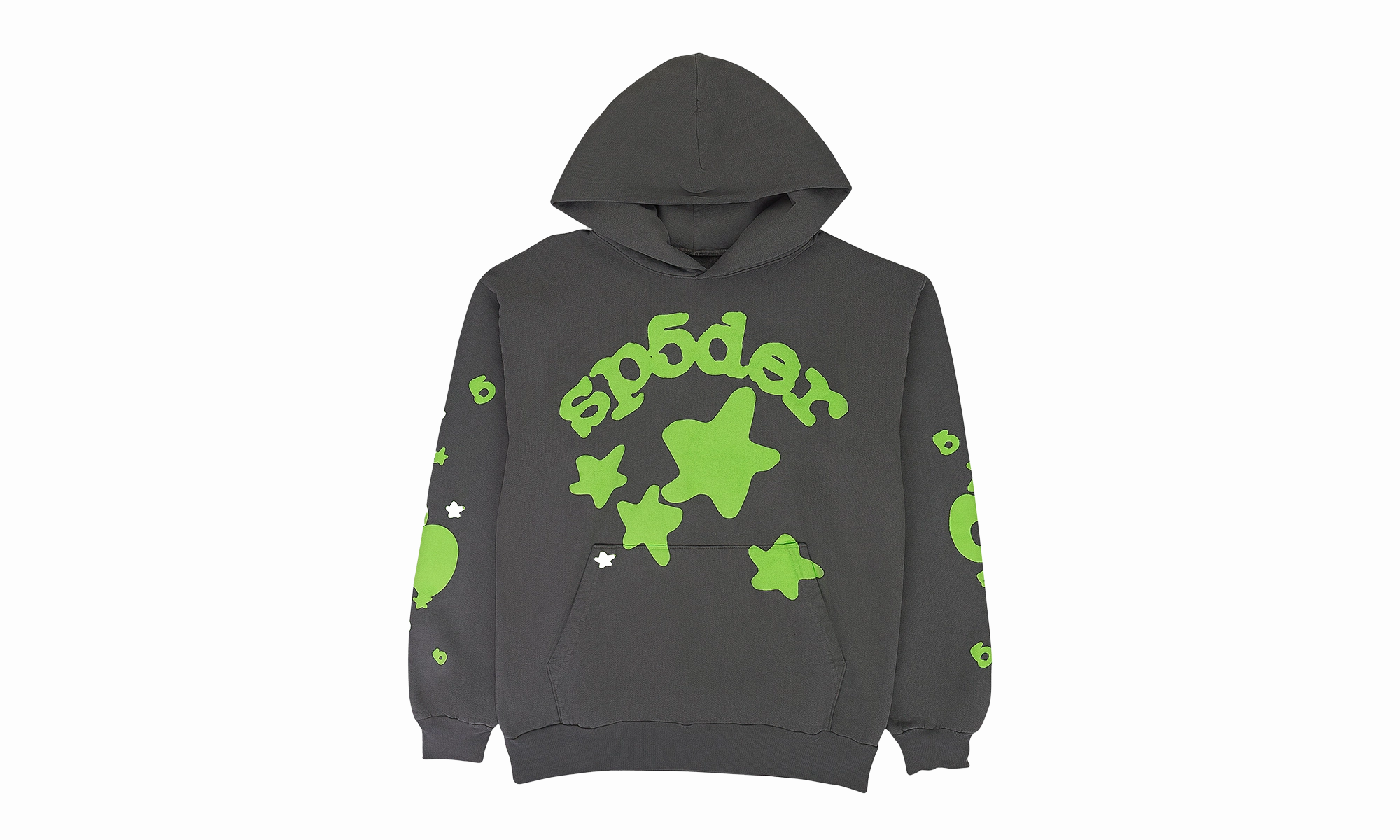 Beluga Hoodie "Slate Grey / Green - SS24"