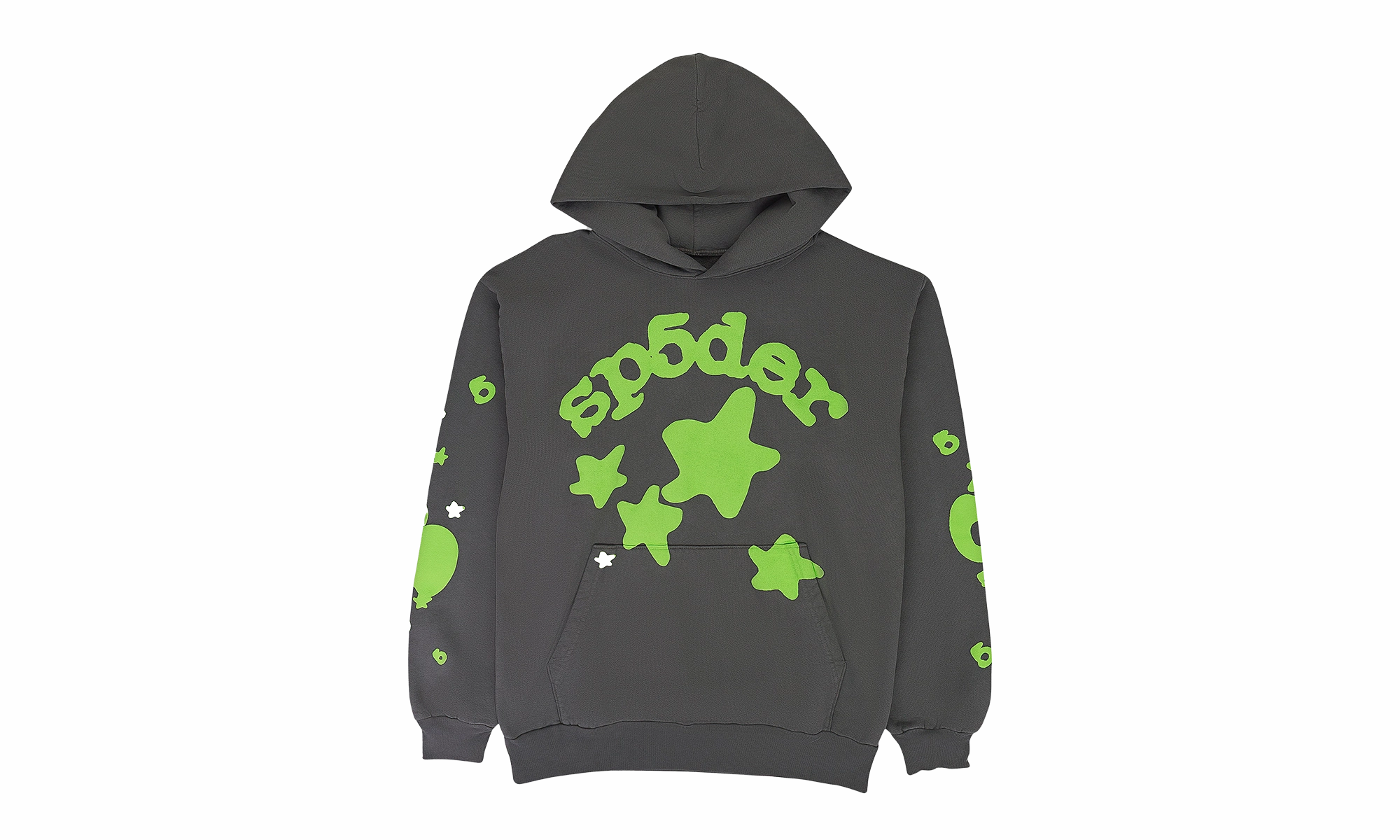 Beluga Hoodie "Slate Grey / Green - SS24"