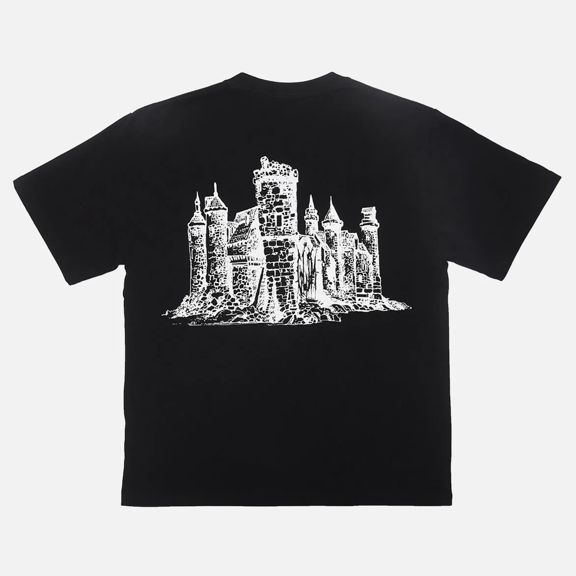 Adjustable Hem Fantasy Mood BIBLE TEE - BLACK